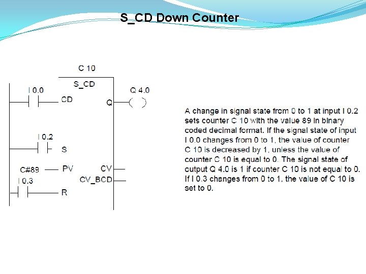 S_CD Down Counter 
