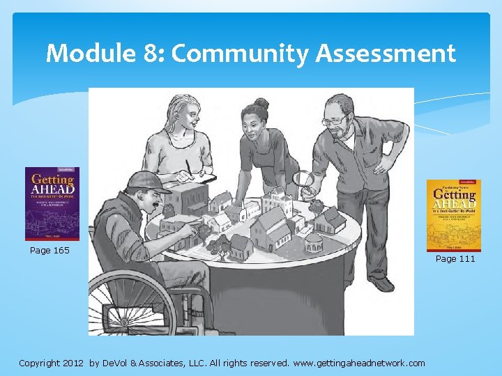 Module 8: Community Assessment Page 165 Copyright 2012 by De. Vol & Associates, LLC. Module 8: Community Assessment Page 165 Copyright 2012 by De. Vol & Associates, LLC.