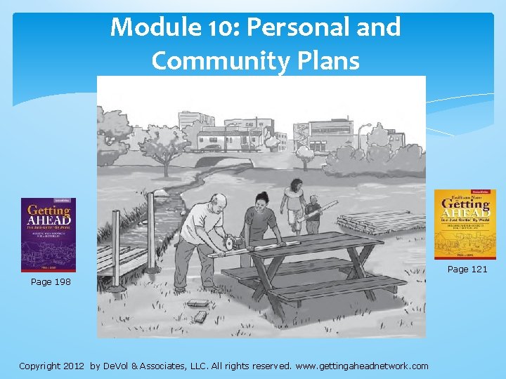 Module 10: Personal and Community Plans Page 121 Page 198 Copyright 2012 by De. Module 10: Personal and Community Plans Page 121 Page 198 Copyright 2012 by De.