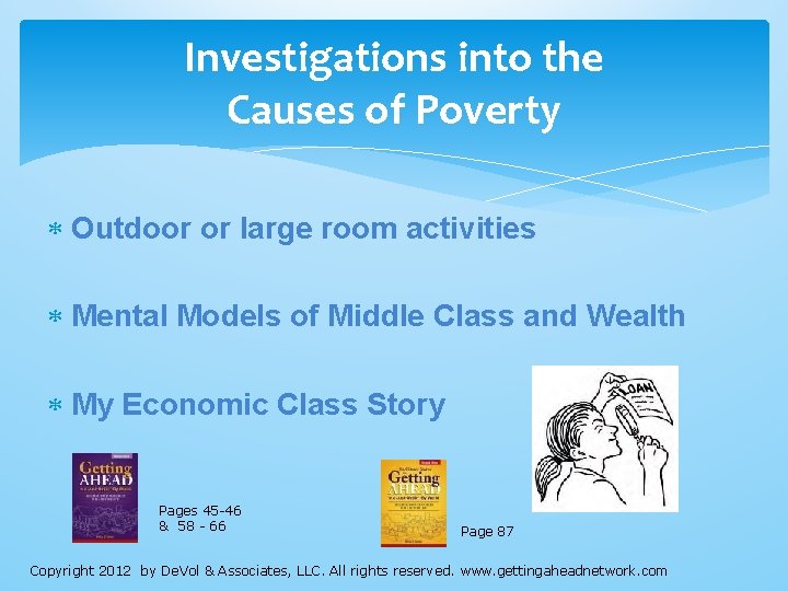 Investigations into the Causes of Poverty Outdoor or large room activities Mental Models of Investigations into the Causes of Poverty Outdoor or large room activities Mental Models of