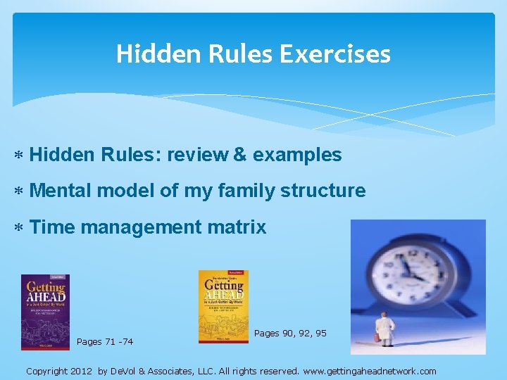 Hidden Rules Exercises Hidden Rules: review & examples Mental model of my family structure Hidden Rules Exercises Hidden Rules: review & examples Mental model of my family structure