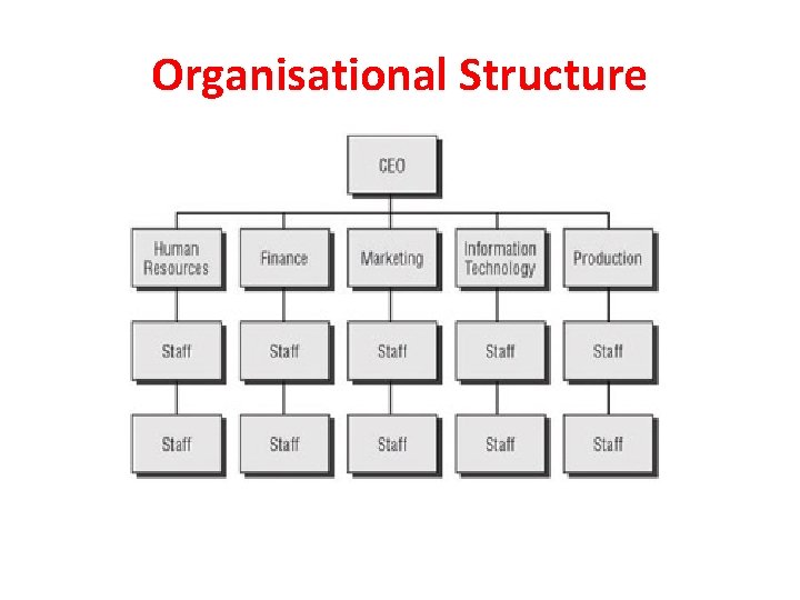Organisational Structure 