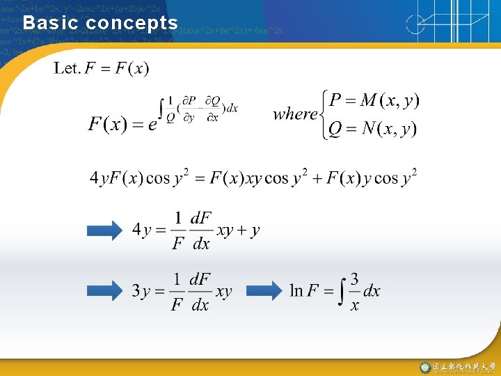 Basic concepts 