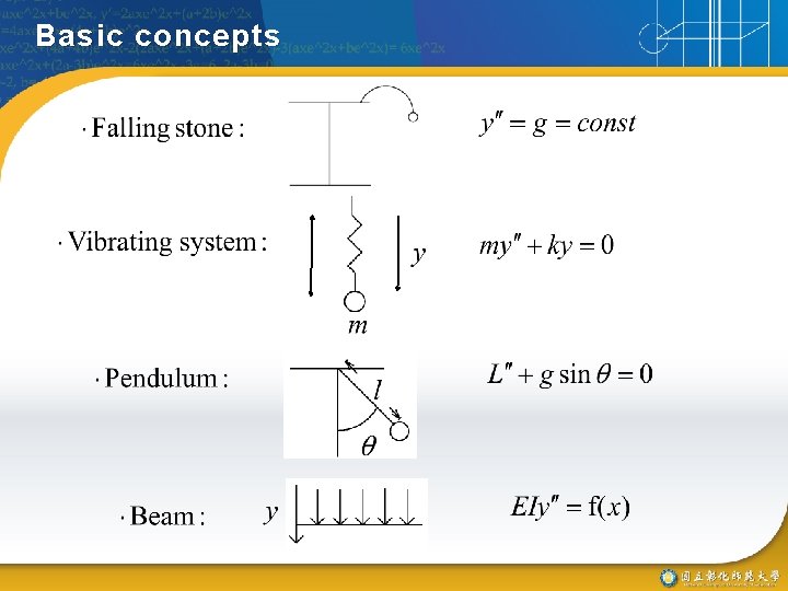 Basic concepts 