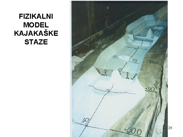 FIZIKALNI MODEL KAJAKAŠKE STAZE 29 FIZIKALNI MODEL KAJAKAŠKE STAZE 29