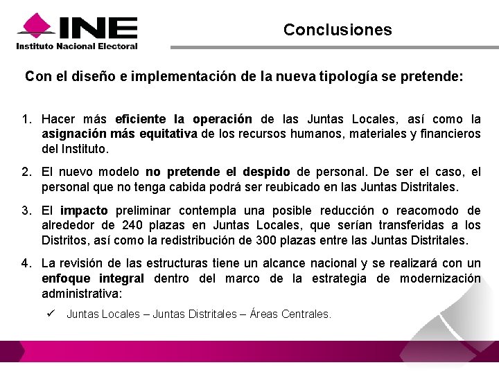 Conclusiones Con el diseño e implementación de la nueva tipología se pretende: 1. Hacer Conclusiones Con el diseño e implementación de la nueva tipología se pretende: 1. Hacer
