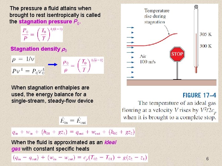 The pressure a fluid attains when brought to rest isentropically is called the stagnation