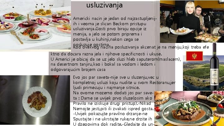 usluzivanja Kuvarska terminologija Teleca rebarcat Americki nacin je jedan od najzastupljenijih i veoma je