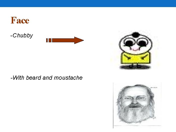 Face -Chubby -With beard and moustache 
