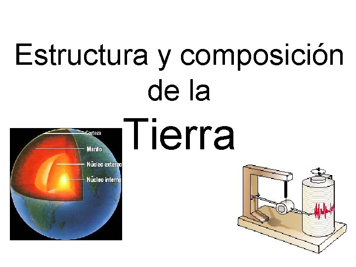 Estructura y composición de la Tierra 