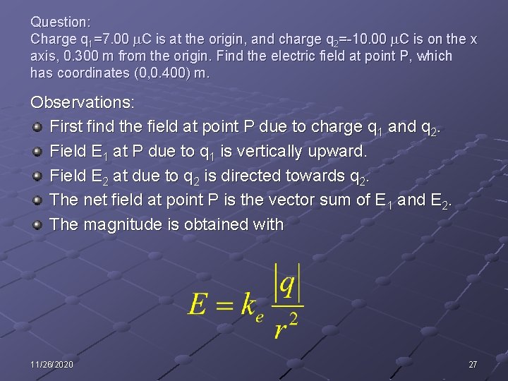 Question: Charge q 1=7. 00 m. C is at the origin, and charge q