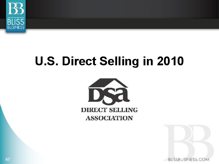 U. S. Direct Selling in 2010 67 