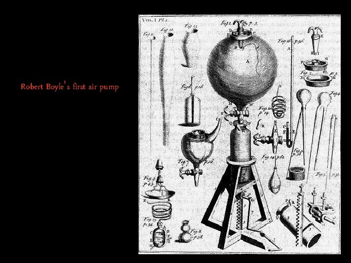 Robert Boyle’s first air pump 