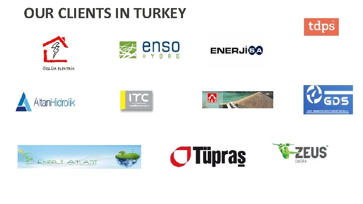 OUR CLIENTS IN TURKEY ÖZGÜR ELEKTRİK 