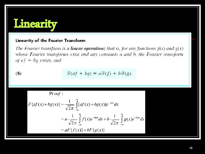 Linearity 42 