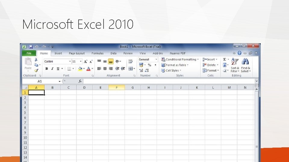 Microsoft Excel 2010 