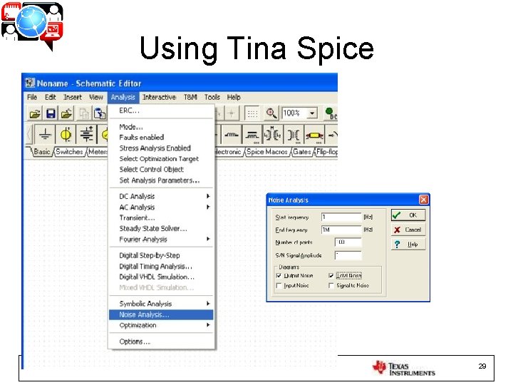 Using Tina Spice 29 