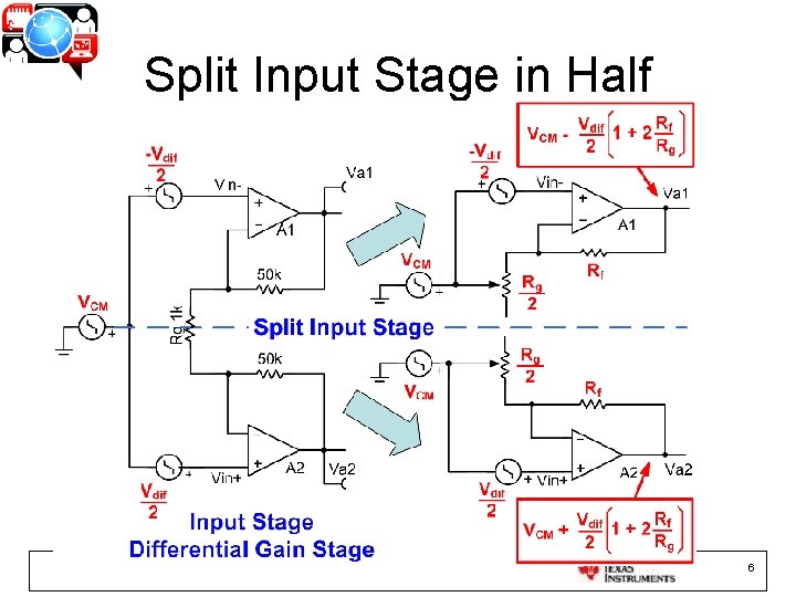 Split Input Stage in Half 6 