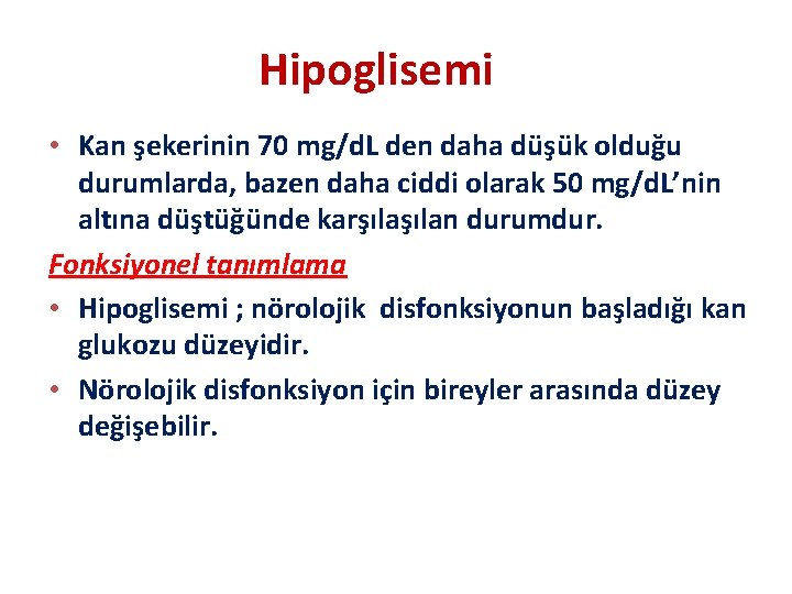 hipoglisemi ve hipertansiyon)