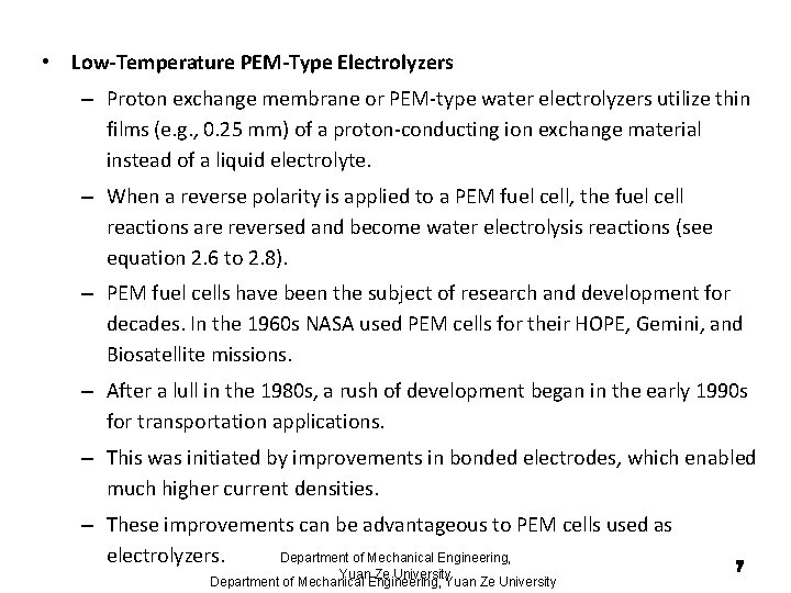 • Low-Temperature PEM-Type Electrolyzers – Proton exchange membrane or PEM-type water electrolyzers utilize • Low-Temperature PEM-Type Electrolyzers – Proton exchange membrane or PEM-type water electrolyzers utilize
