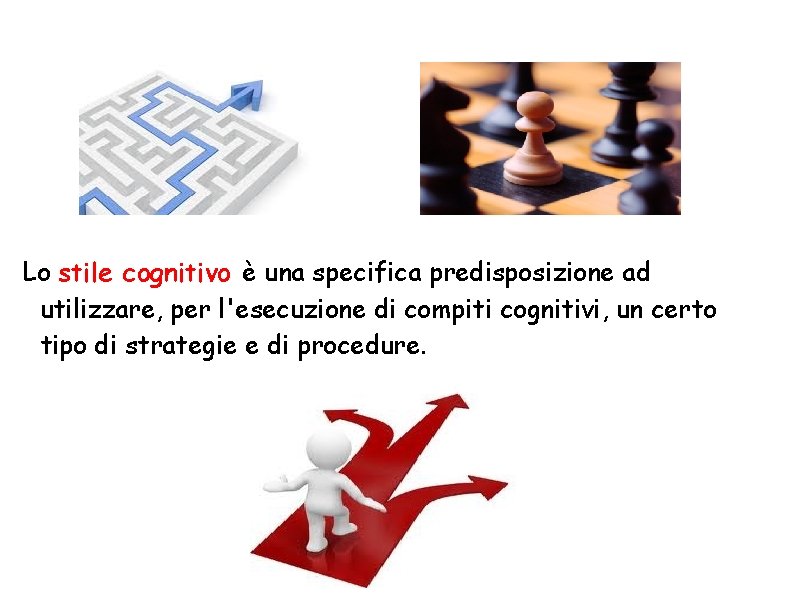 Lo stile cognitivo è una specifica predisposizione ad utilizzare, per l'esecuzione di compiti cognitivi,