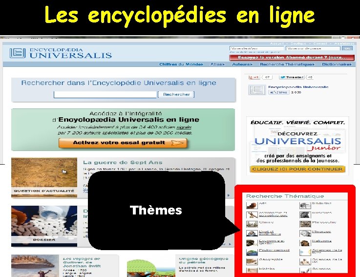 Les encyclopédies en ligne Une encyclopédie est un ouvrage ou un ensemble Wikipédia a Les encyclopédies en ligne Une encyclopédie est un ouvrage ou un ensemble Wikipédia a