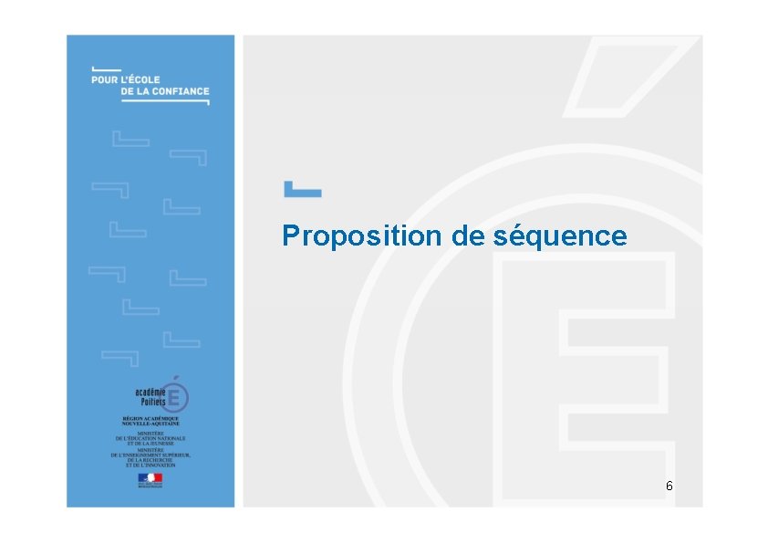 Proposition de séquence 6 