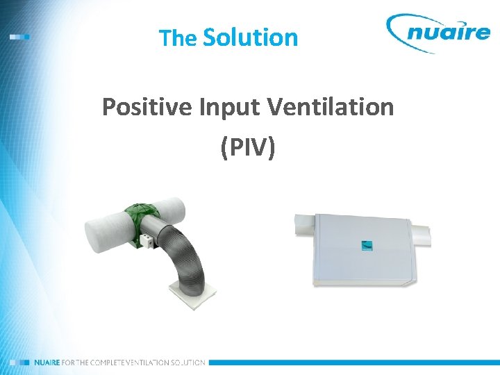 The Solution Positive Input Ventilation (PIV) 