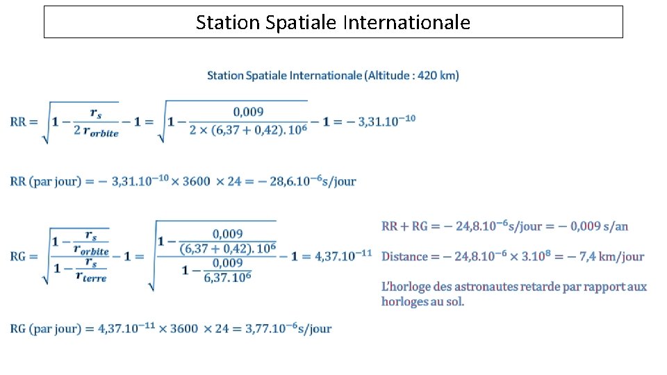 Station Spatiale Internationale 