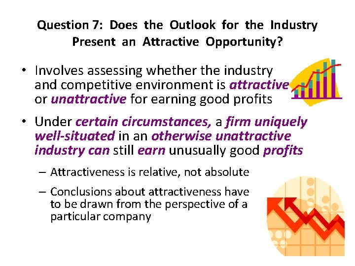 Question 7: Does the Outlook for the Industry Present an Attractive Opportunity? • Involves