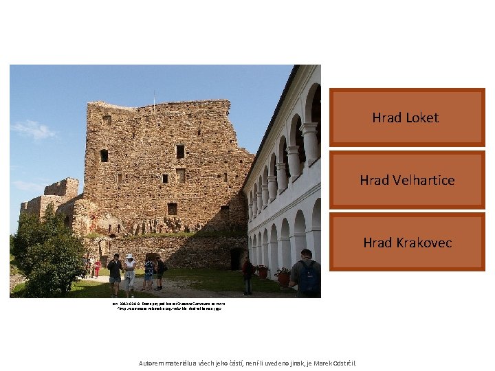 Hrad Loket Hrad Velhartice Hrad Krakovec [cit. 2012 -02 -06]. Dostupný pod licencí Creative