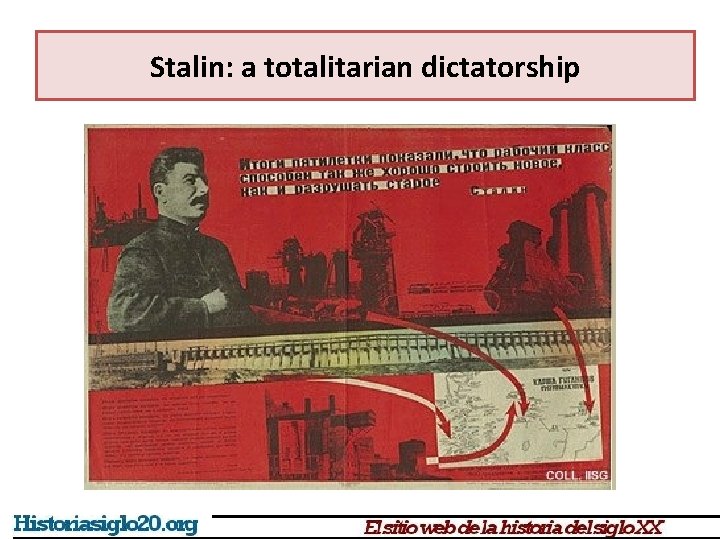 Stalin: a totalitarian dictatorship Stalin: a totalitarian dictatorship