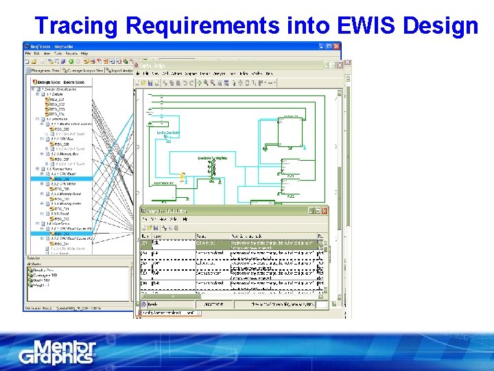 Tracing Requirements into EWIS Design 