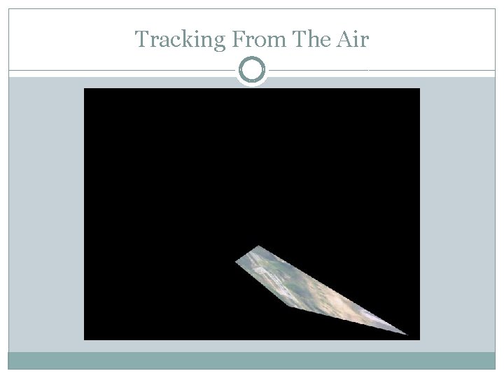 Tracking From The Air 