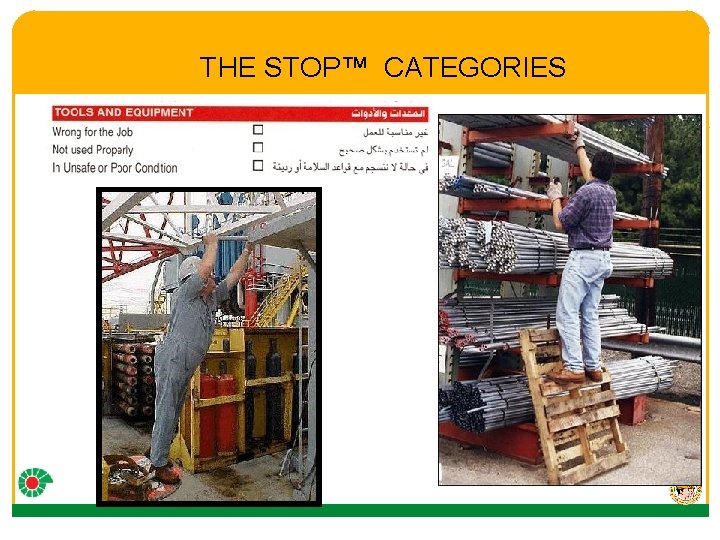 THE STOP™ CATEGORIES 