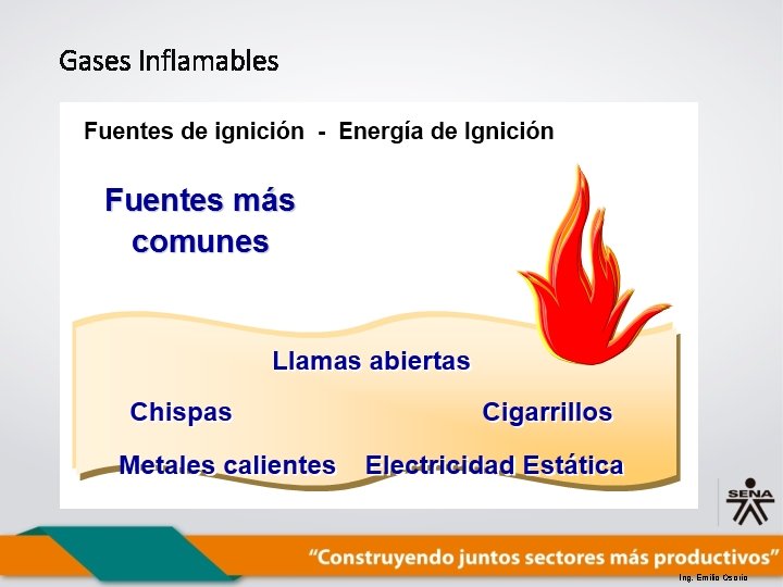 Gases Inflamables Ing. Emilio Osorio 