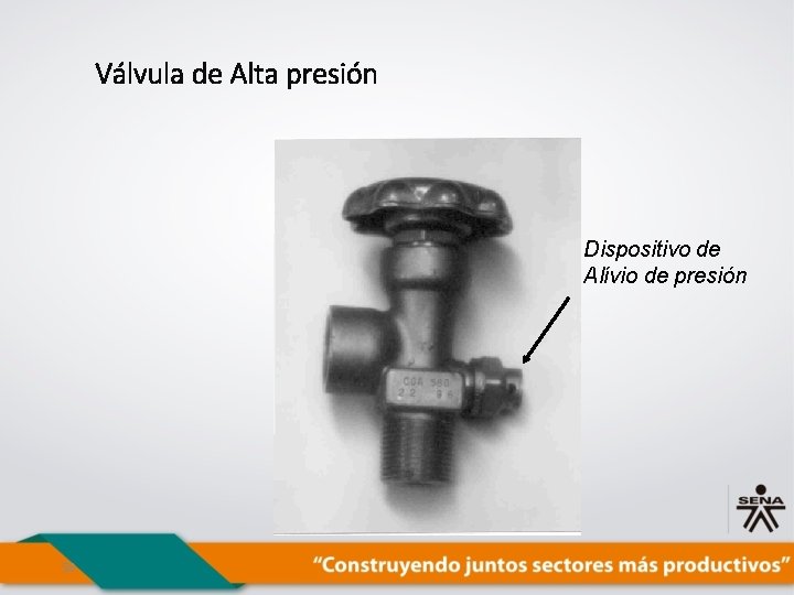 Válvula de Alta presión Dispositivo de Alívio de presión 58 