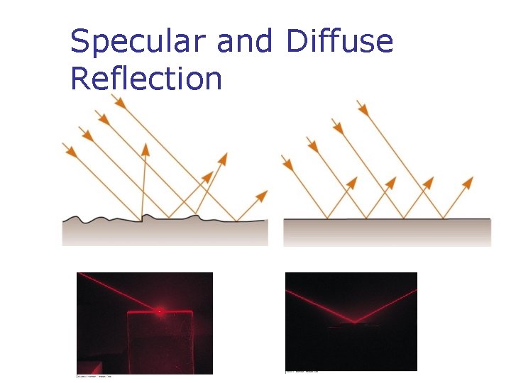 Specular and Diffuse Reflection 