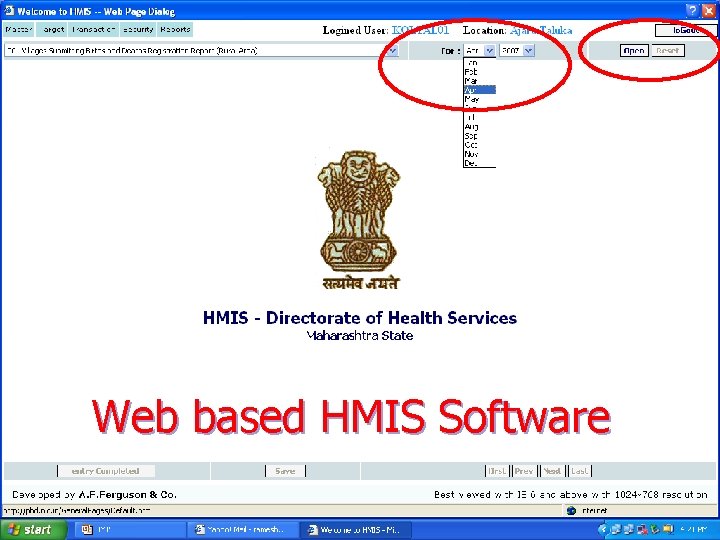 Web based HMIS Software Web based HMIS Software