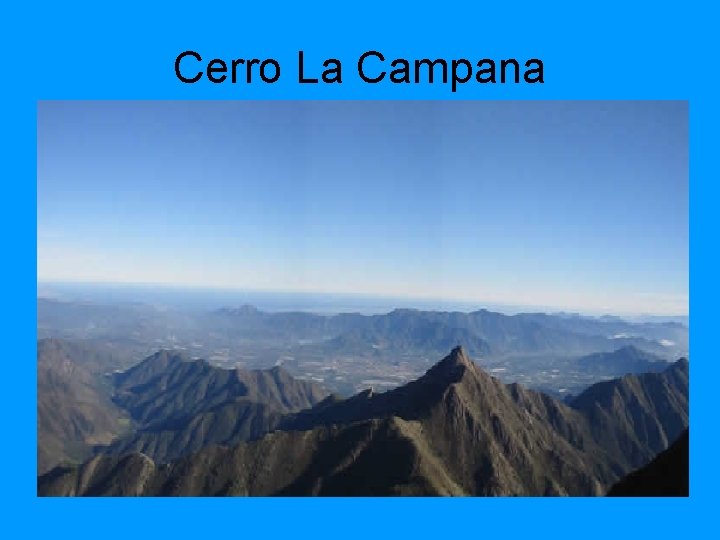 Cerro La Campana 