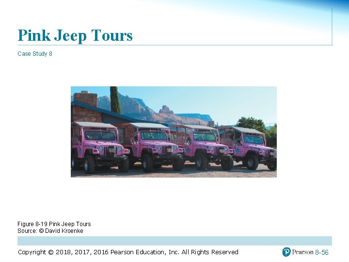 Pink Jeep Tours Case Study 8 Figure 8 -19 Pink Jeep Tours Source: ©