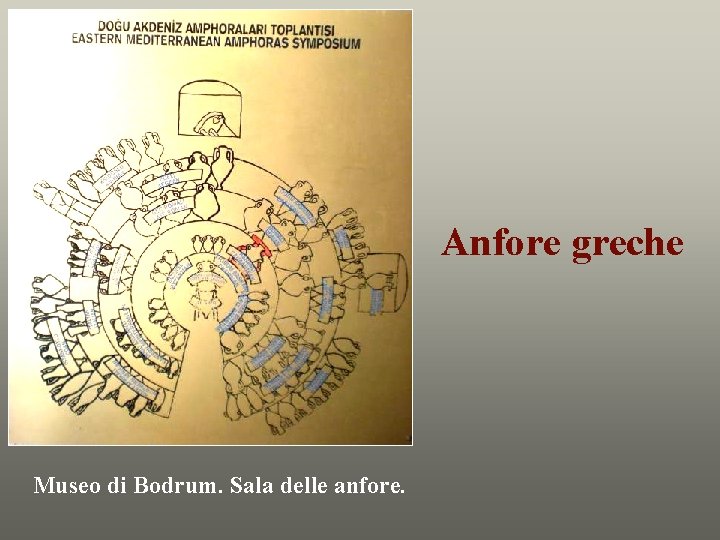 Anfore greche Museo di Bodrum. Sala delle anfore. 