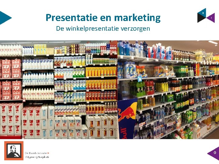 Presentatie en marketing De winkelpresentatie verzorgen 0 