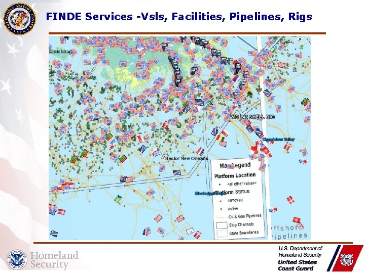 FINDE Services -Vsls, Facilities, Pipelines, Rigs 