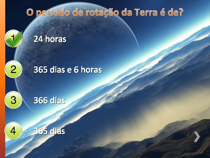 Professora Paula Melo Silva Exerccios O planeta Terra