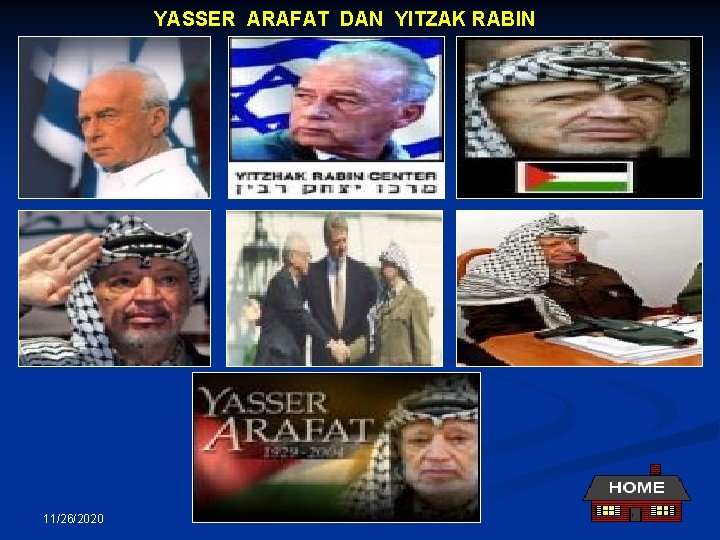 YASSER ARAFAT DAN YITZAK RABIN 11/26/2020 