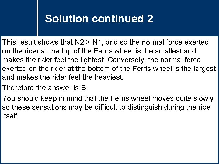 Solution 2 Questioncontinued Title This result shows that N 2 > N 1, and