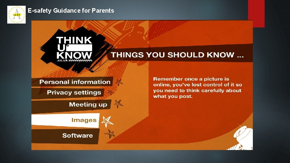 E-safety Guidance for Parents 