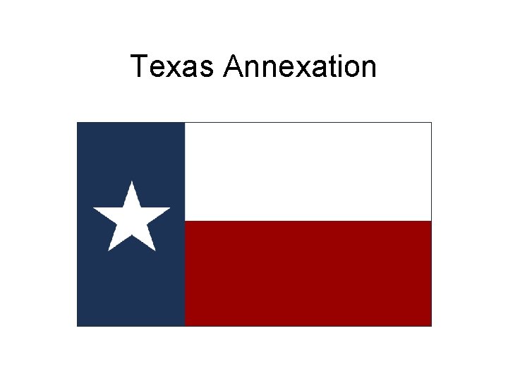 Texas Annexation 