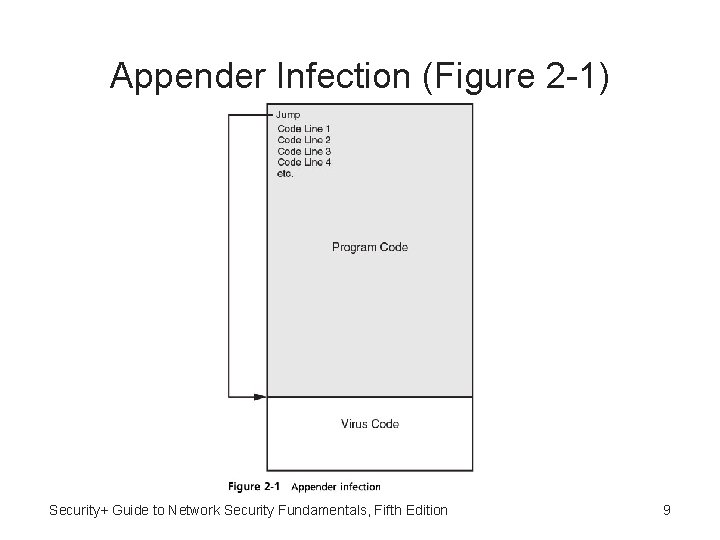 Appender Infection (Figure 2 -1) Security+ Guide to Network Security Fundamentals, Fifth Edition 9